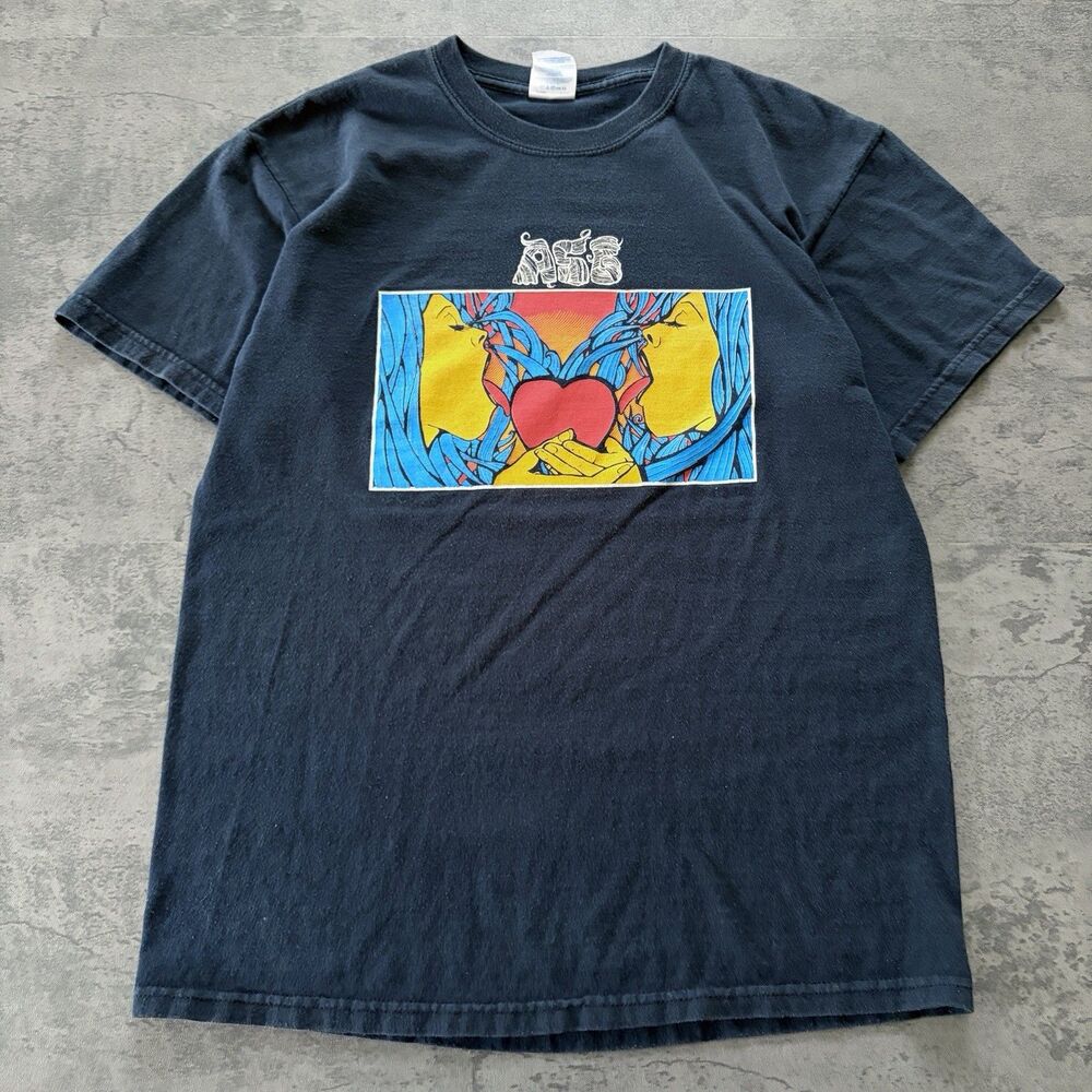 ASG Band T Shirt Acid Trip Heart Design Music Tee vintage RARE Band Tee. Sz M
